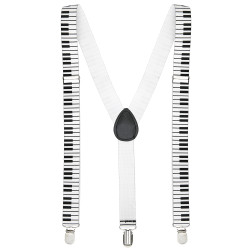 Podväzky - čierno-biele podväzky